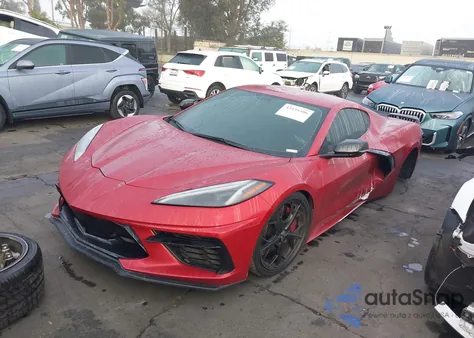 2021 Chevrolet Corvette Stingray Rwd 1Lt z USA, uszkodzony, nr VIN 1G1YA2D40M5123680